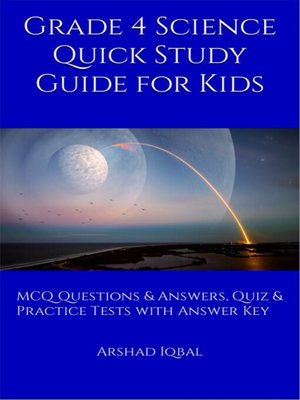 cover image of Grade 4 Science Quick Study Guide for Kids